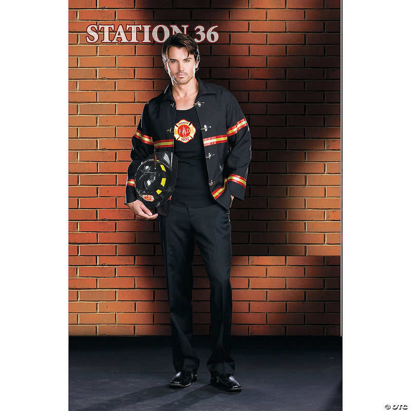 Smokin' Hot Firefighter Costume - Ignite the Party! 🔥🚒 - 2X-LARGE - image 1
