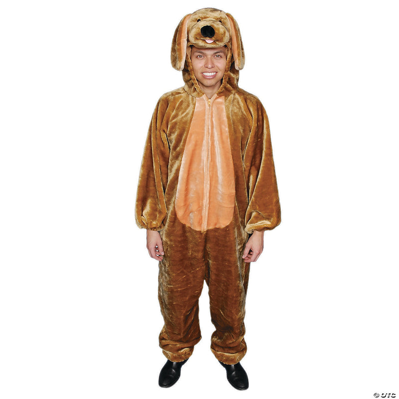 Men's Cuddly Puppy Dog Mascot Costume - image 1