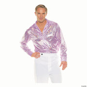 Men's Purple Circles Disco T-shirt | Costume-Shop.com - ONE SIZE - image 1