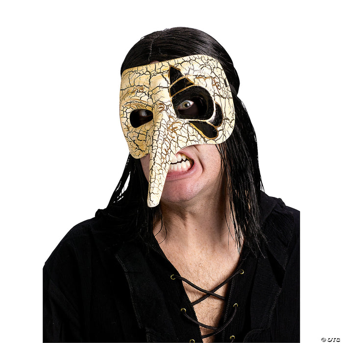 Men's Raven Venetian Mask