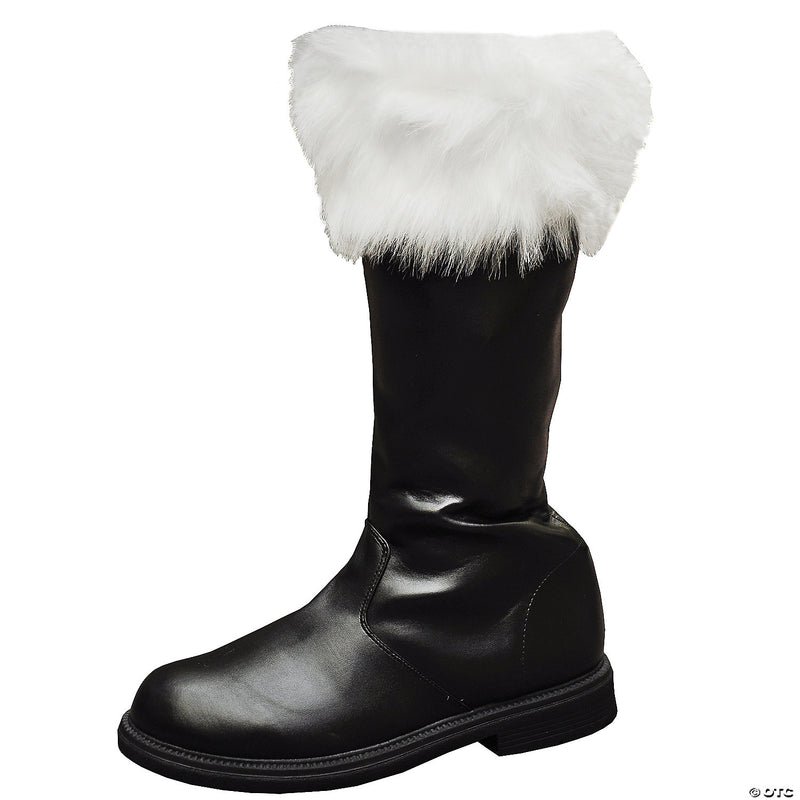 Men's Santa Boot With Fur Cuff - 12-13 - image 1
