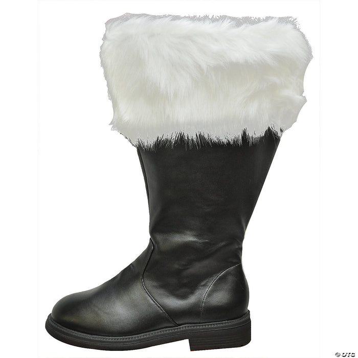 Men's Santa Boot With Fur Cuff