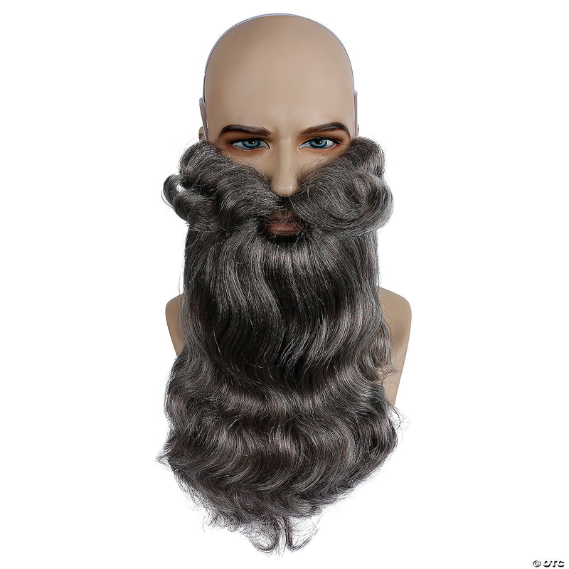Men's Synthetic Mustache - BLACK - image 2