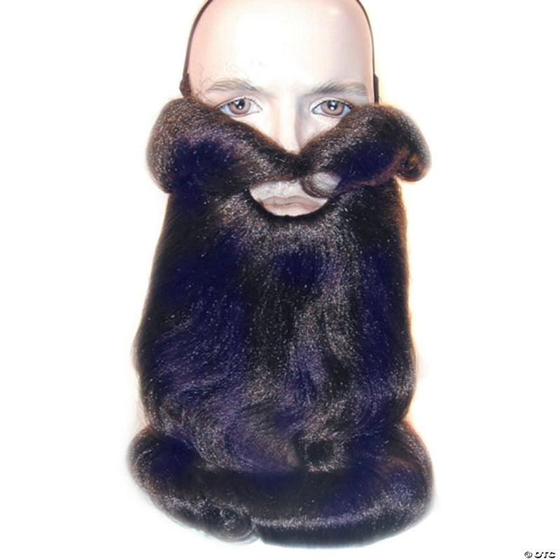 Men's Synthetic Mustache - BLACK - image 3