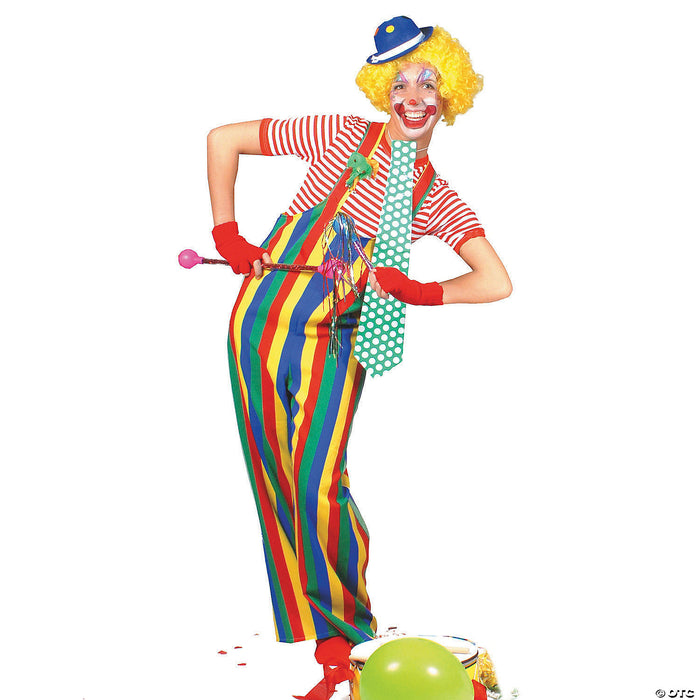 Striped Clown Overalls Costume - Laugh Out Loud! 🤡🎪