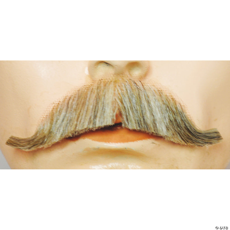 Men's Synthetic Edwardian Mustache - BLACK - image 1