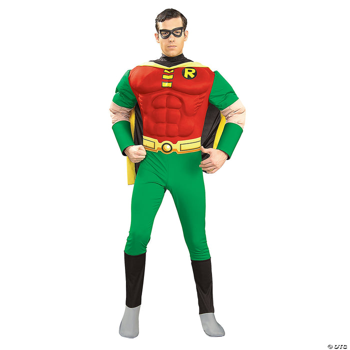 Men's Teen Titans Muscle Chest Robin Costume