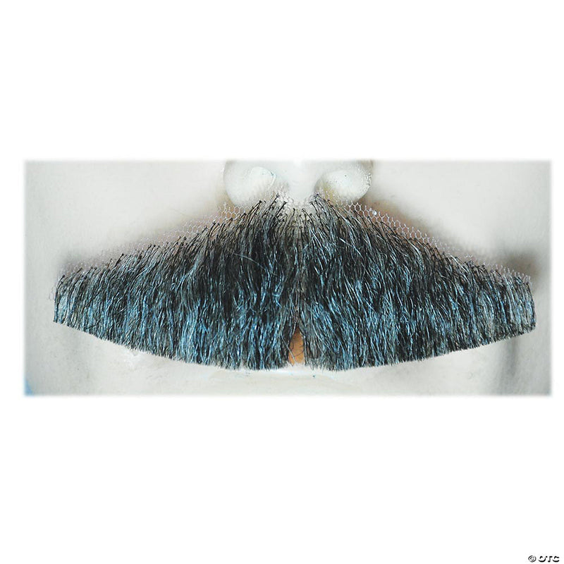 Men's Triangle Human Hair Mustache - BLACK - image 1