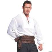 Men's White Pirate Shirt Costume | Costume-shop.com - ONE SIZE - image 1