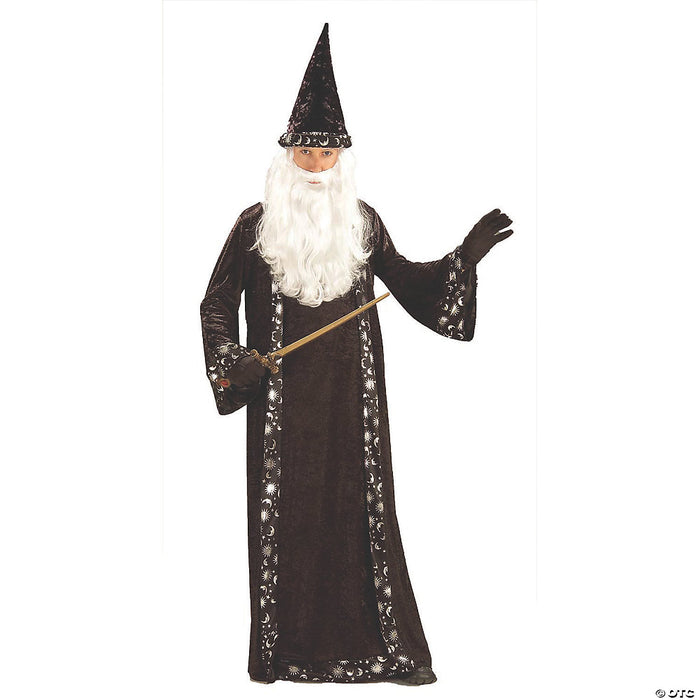 Men's Wizard Hat and Robe Costume