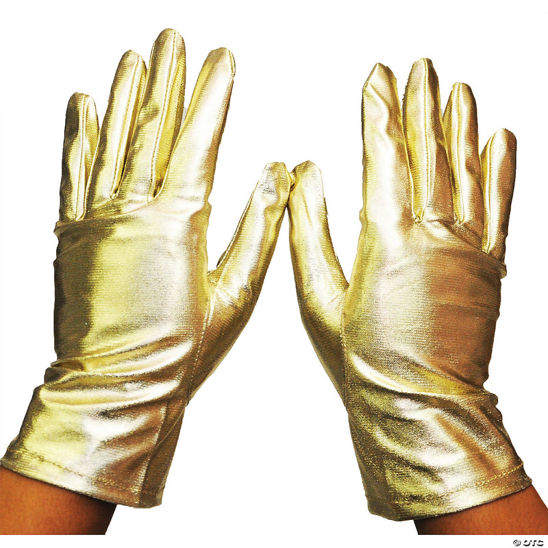Metallic Gloves - GOLD / ONE SIZE - image 1