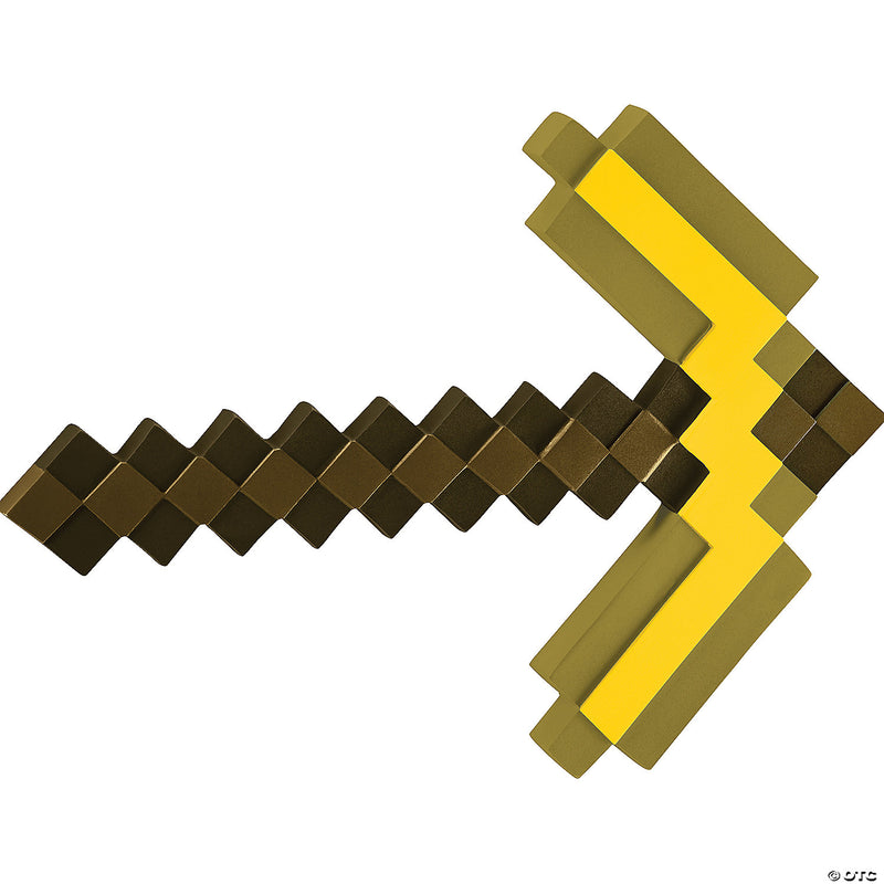 Minecraft Gold Pickaxe | Costume-Shop.com - image 1