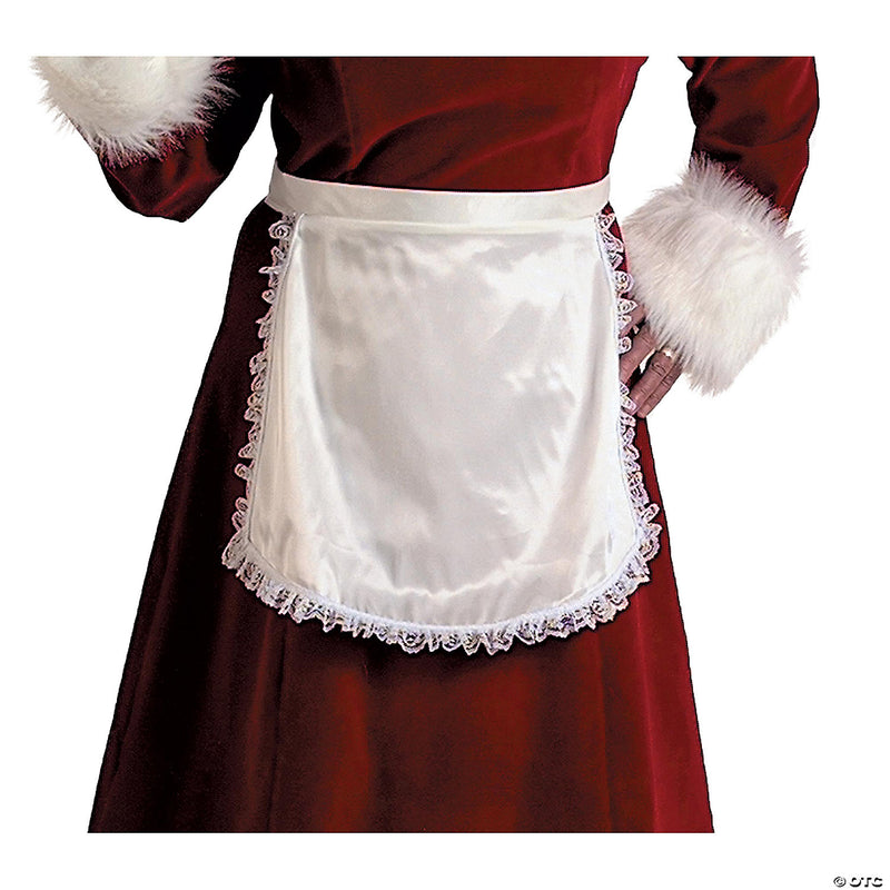 Mrs. Claus Satin Apron - image 1