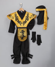 Gold Ninja Costume For Kids - T4 (Toddler 2-3) - image 2