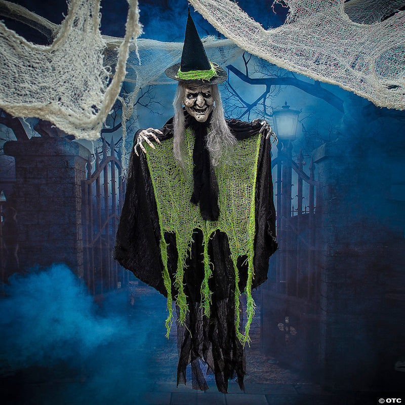 42" Hanging Old Witchy Decoration - image 1