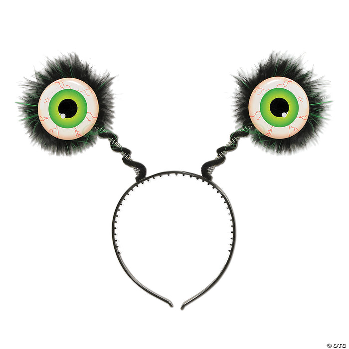 Green Springy Eye Stalk Headband