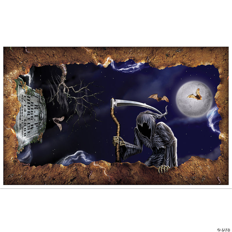 Open Grave Plastic Backdrop - image 1