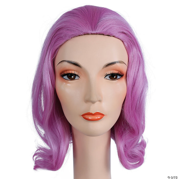 Pale Purple 1960s Prom Pageboy Wig