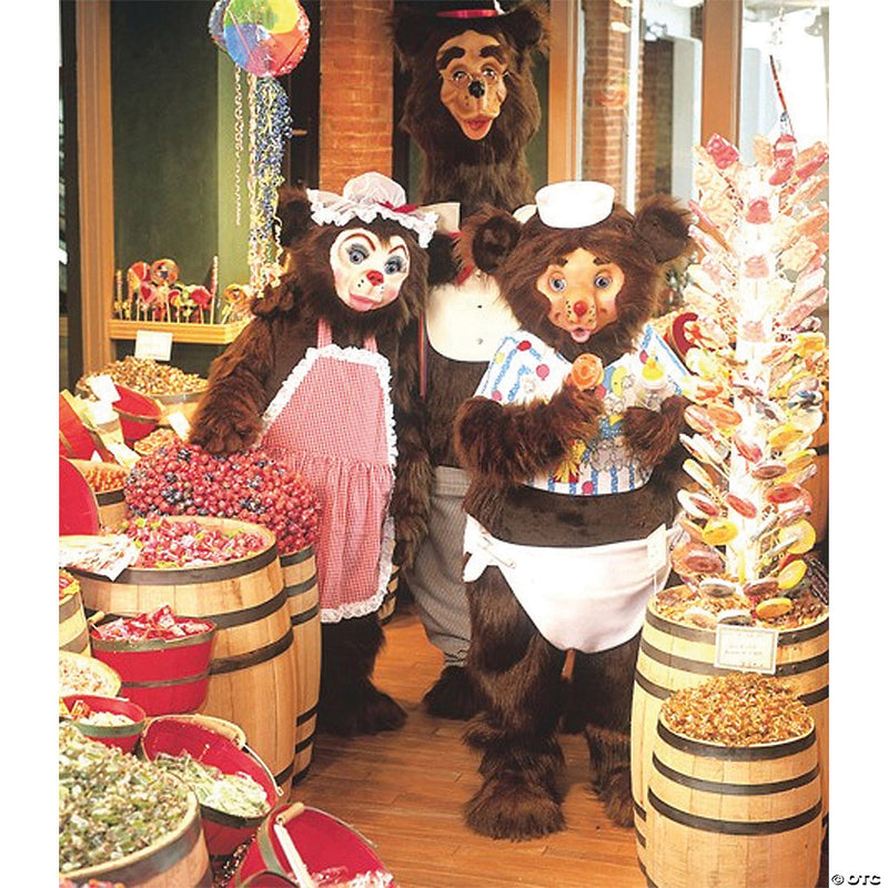 Papa Bear Deluxe Adult Mascot Costume 🐻🎩 - image 1