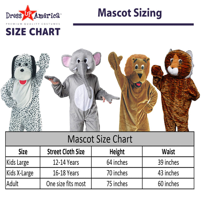 Beaver Mascot Costume Set