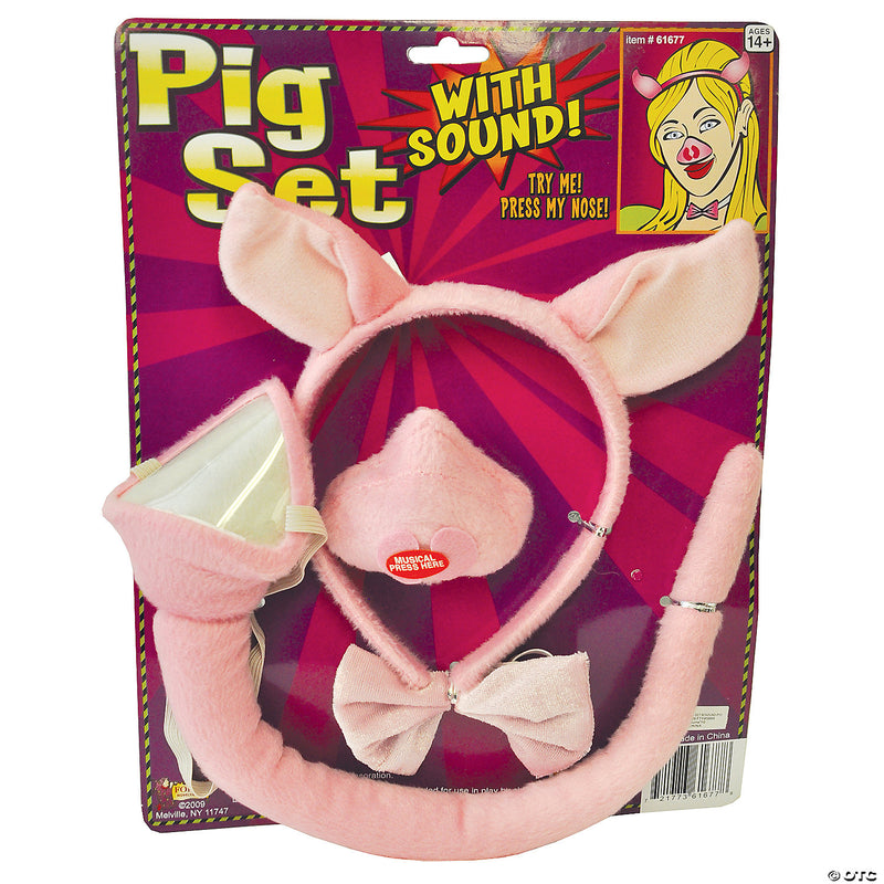 Playful Pig Costume Kit - Oink with Joy! 🐷🎀 - image 1