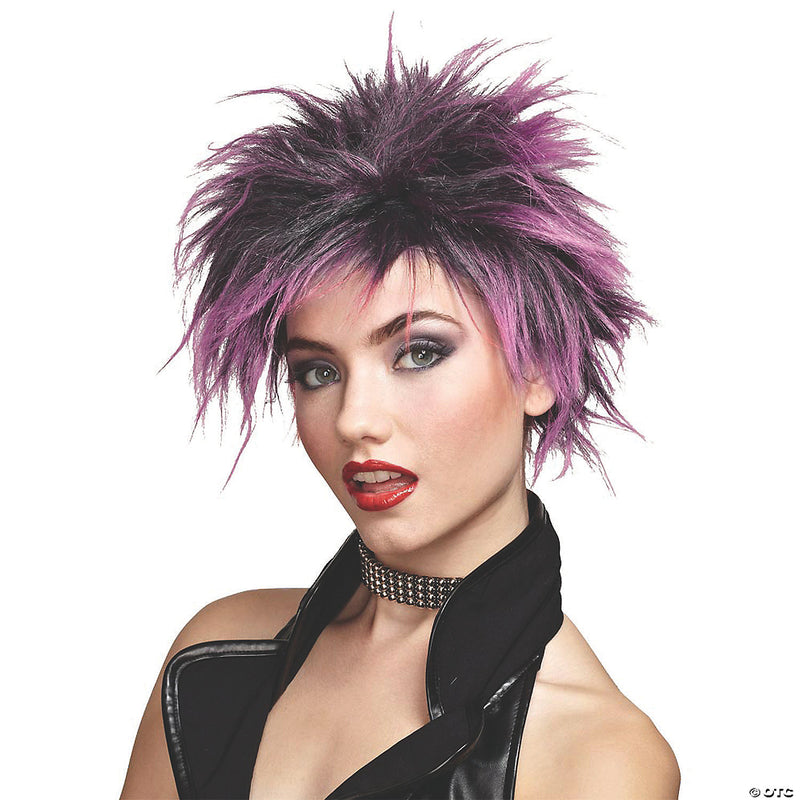 Pink Punker Chick Wig - image 1
