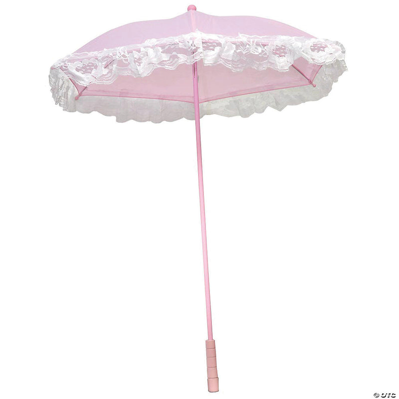 Pink Ruffle Parasol - image 1