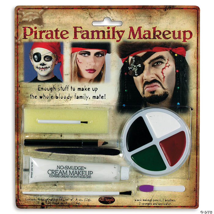 Pirate Family Makeup Kit