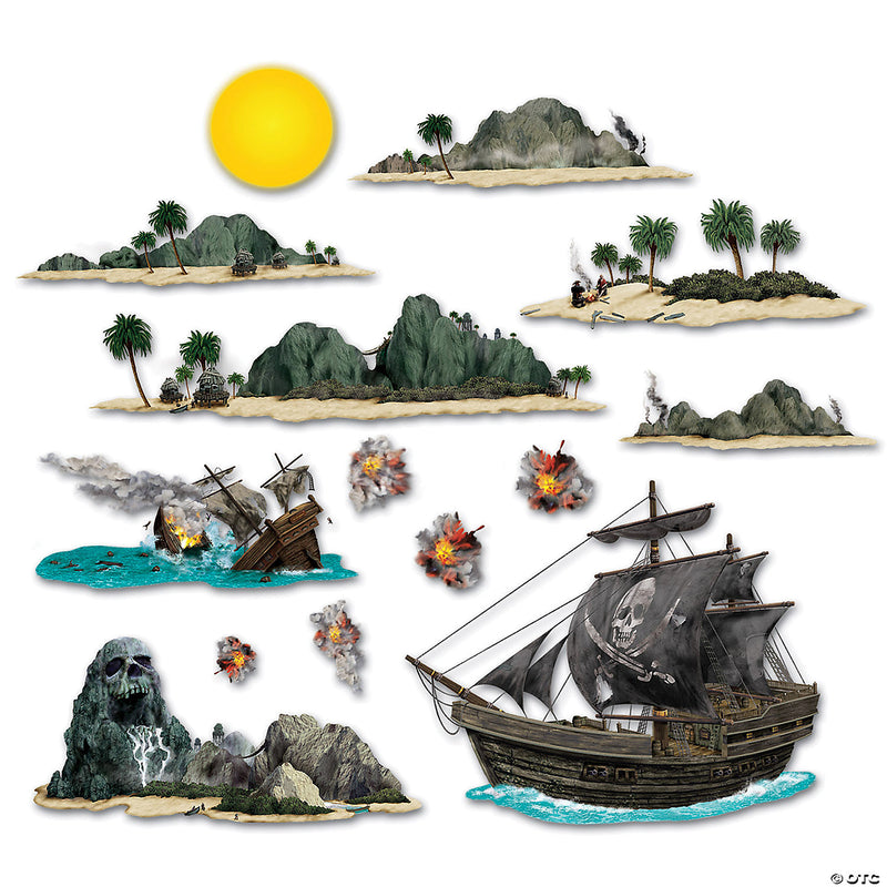 Pirate Ship And Island Props - image 1