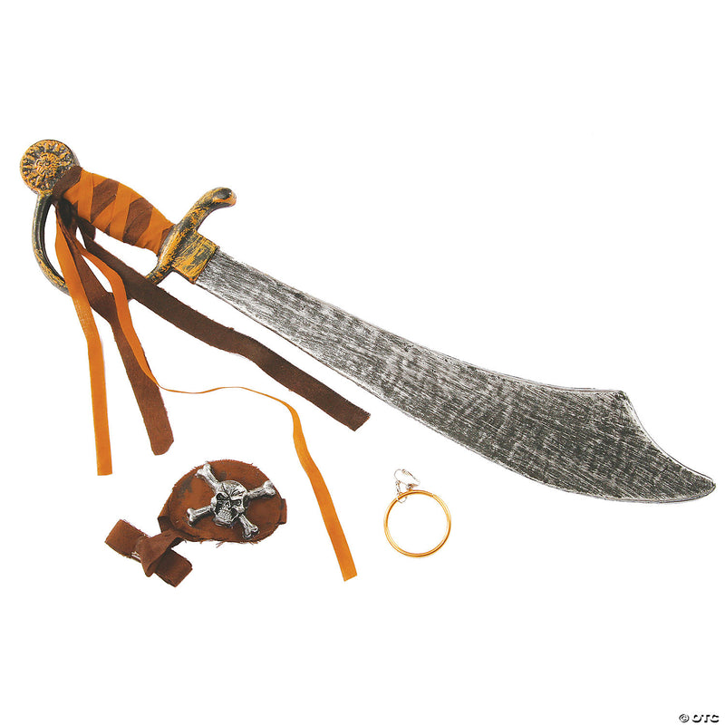 Pirate Sword and Eye Patch Set | Costume-Shop.com - image 1