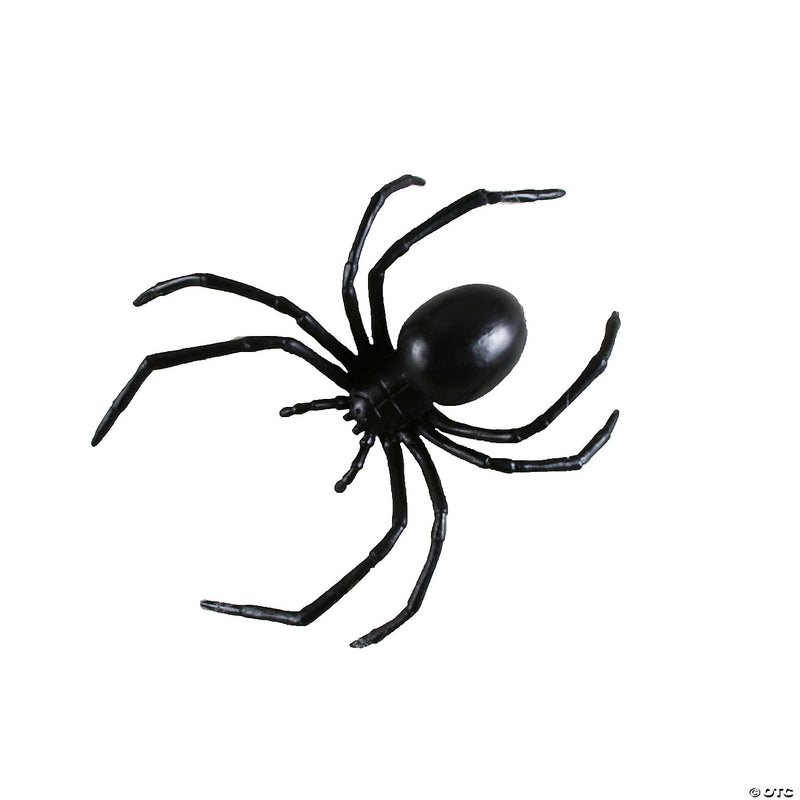 6" Plastic Black Widow Spider Decoration | Costume-shop.com - image 1