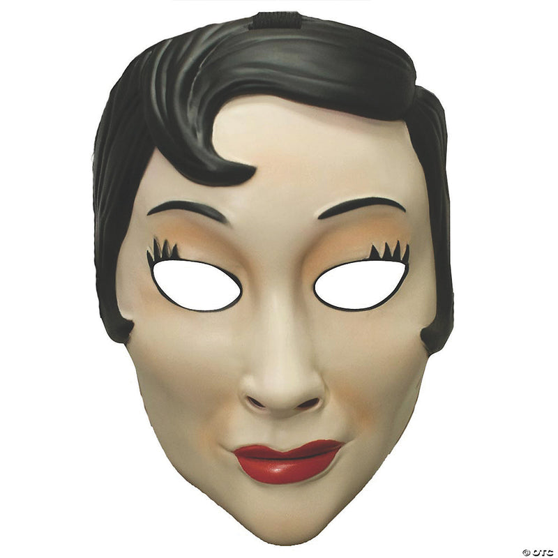 Plastic Emo Girl Mask - image 1