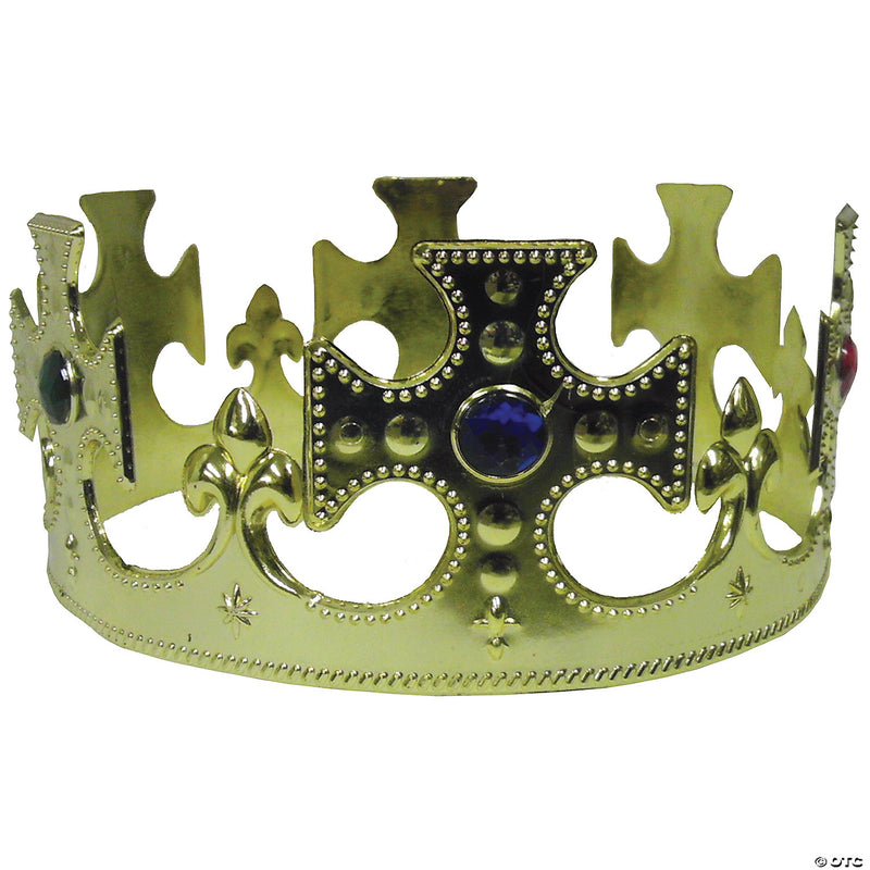 Plastic Gold Crown - image 1
