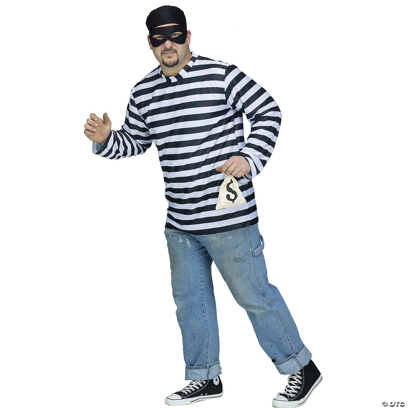Plus Size Burglar Costume - image 1