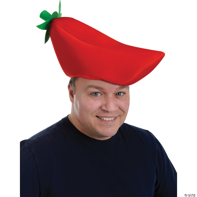 Plush Chili Pepper Hat - image 1