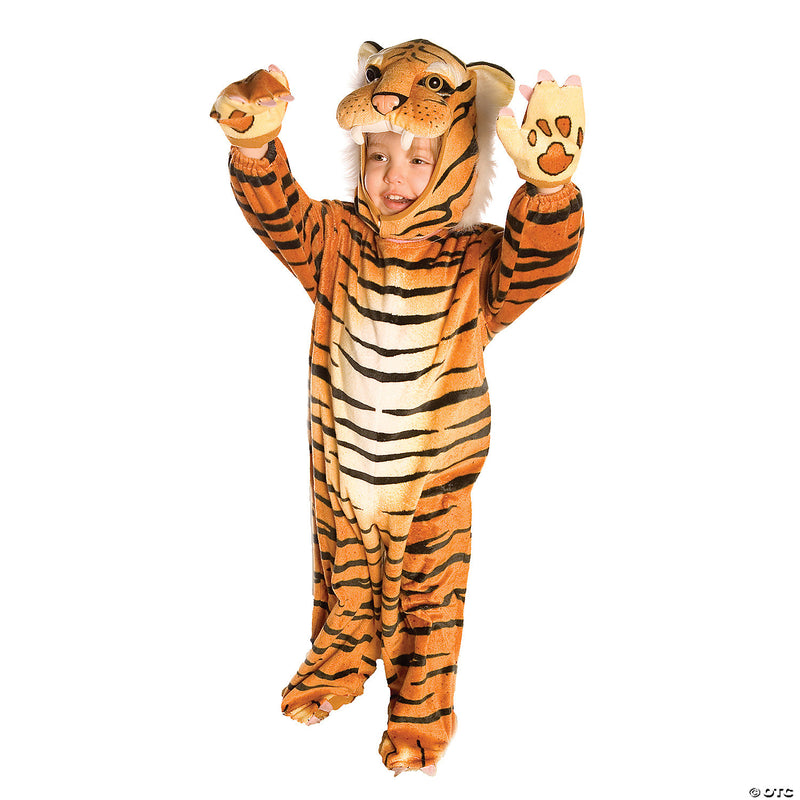 Plush Brown Tiger Costume - Pounce Into Playful Adventures! 🐯🍂 - image 1