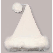 Plush Velvet Santa Hat for Adults | Costume-Shop.com - GREEN - image 3