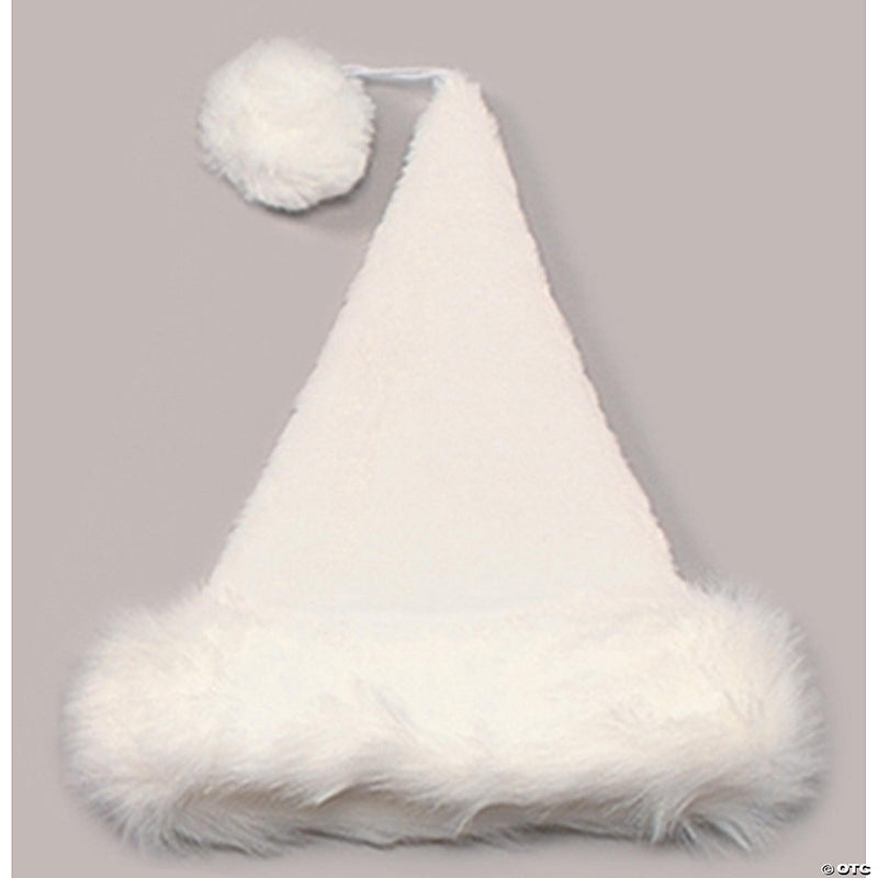 Plush Velvet Santa Hat for Adults | Costume-Shop.com - GREEN - image 3