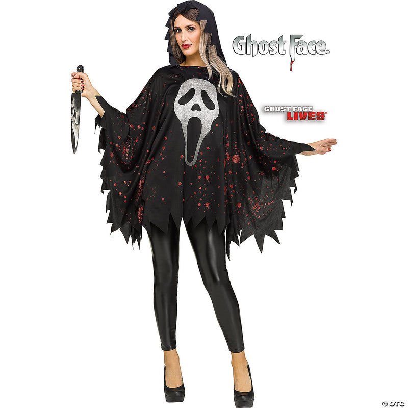 Poncho Ghostface Glitter | Costume-Shop.com - image 1
