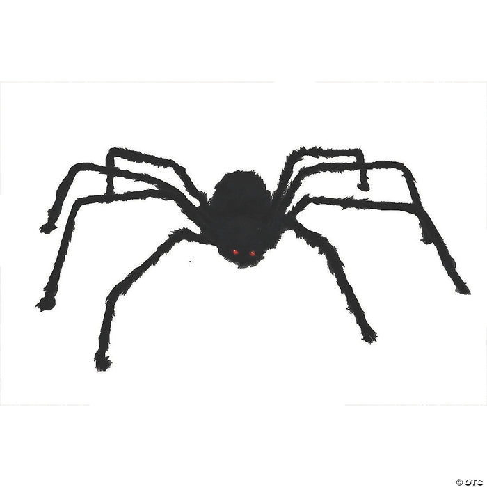 50" Poseable Hairy Spider Halloween Decoration