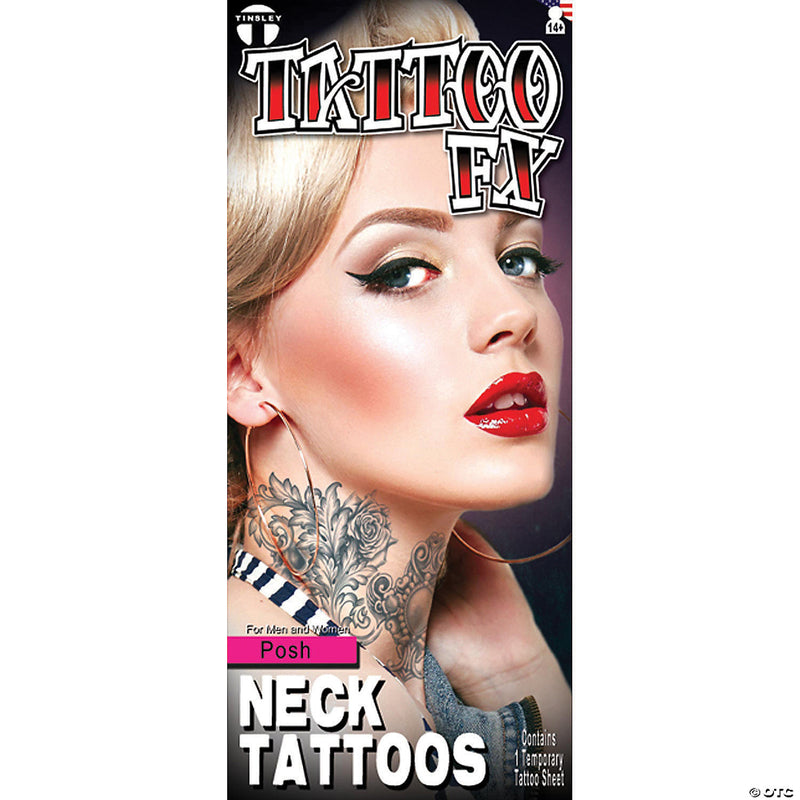 Posh Neck Tattoo FX | Costume-Shop.com - image 1