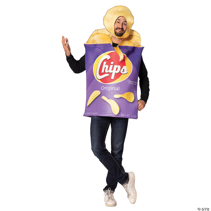Chip In for Fun! Potato Chips Bag Costume 🥔🎉