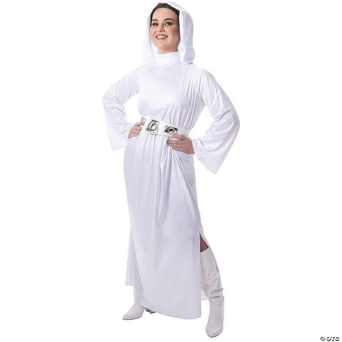 Princess Leia™ Adult Hooded Costume - Embrace the Force of Fashion! 🌌👑