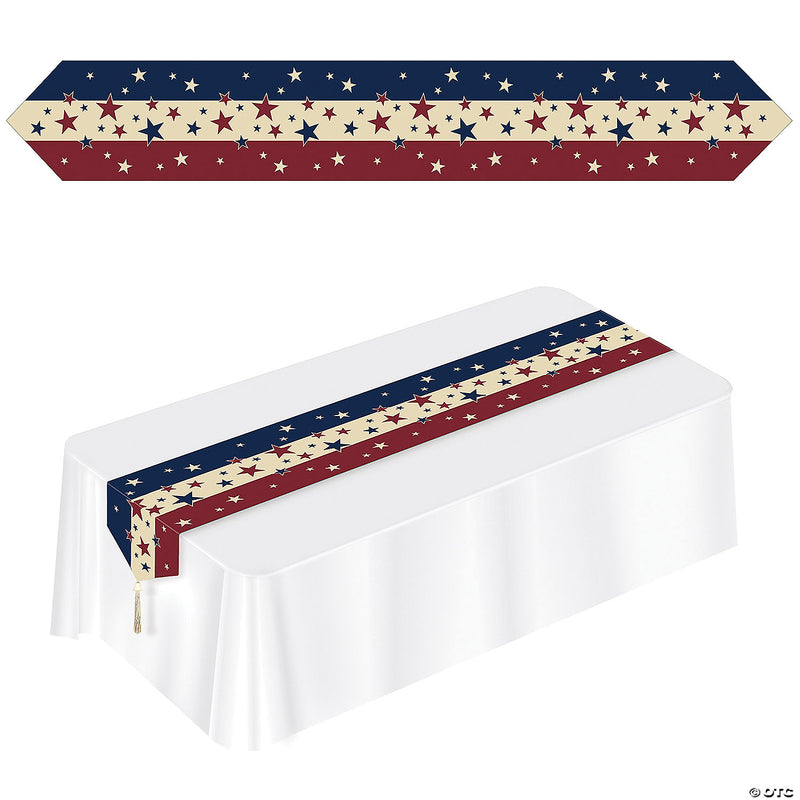 Printed Americana Table Runner | Costume-Shop.com - image 1