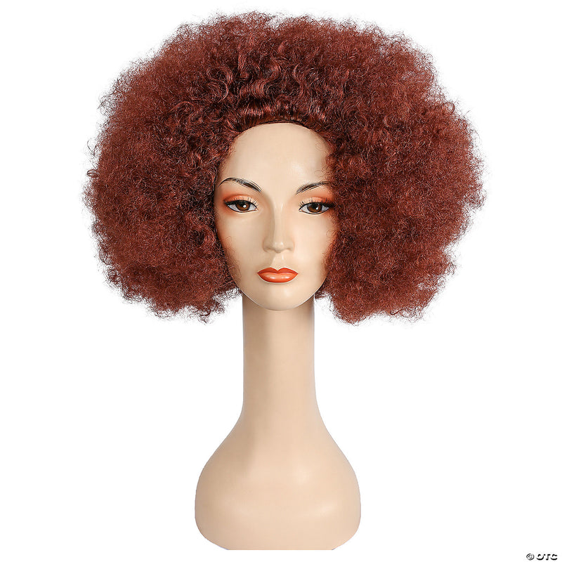 Pulled Out Afro Wig - RED-BRIGHT - image 1