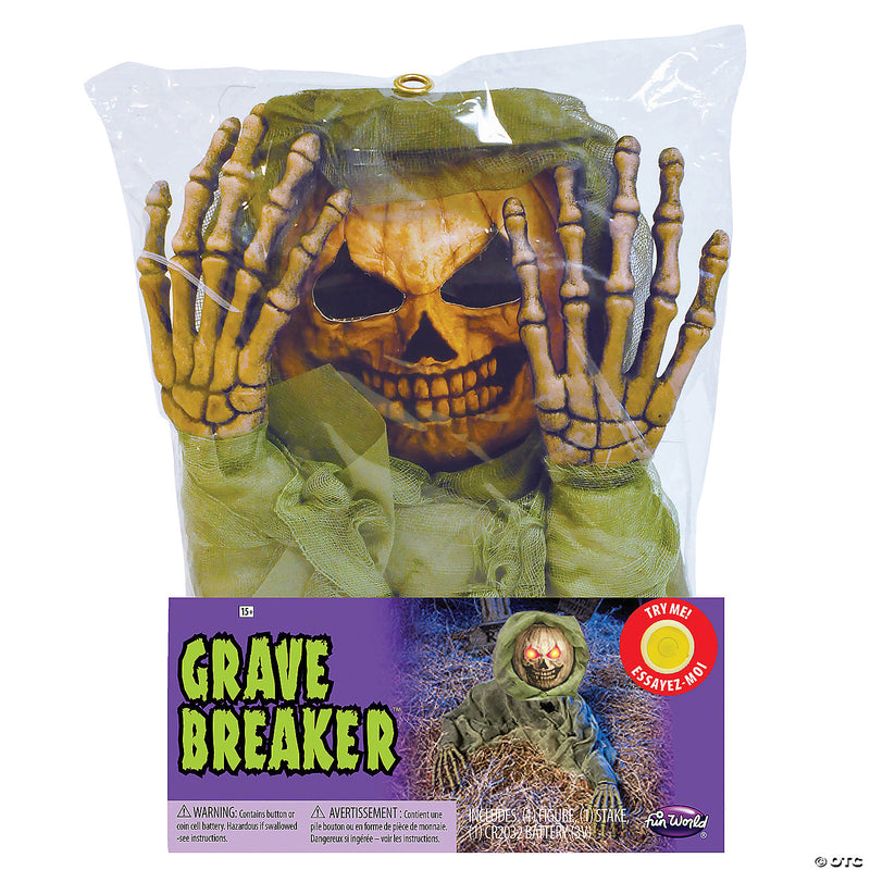 Pumpkin Grave Breaker Yard Decoration - image 1