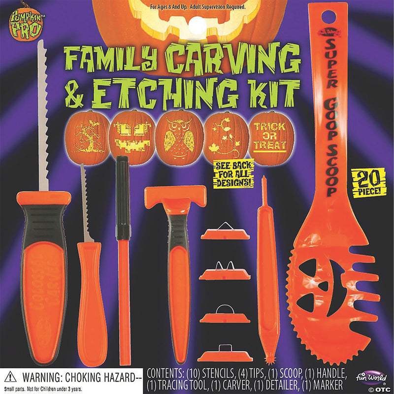 Pumpkin Carving Set with Etching Kit - image 1
