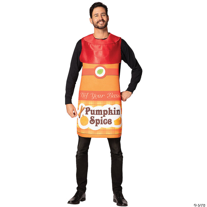 Pumpkin Spice Seasoning Adult Costume