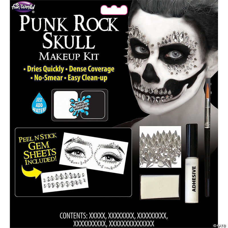 Punk Rock Skull Makeup Kit - image 1