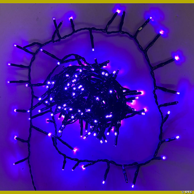 200-Light LED Purple Halloween Lights - image 1